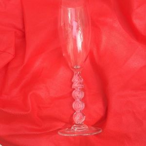 Year 2000 champagne flute